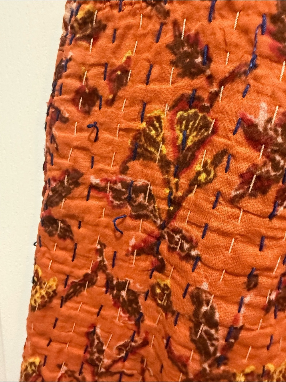 Free People Orange Patterned Women Shorts - Picture 8 of 11